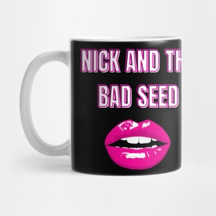 nick cave red lips Mug